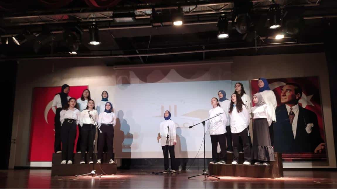 Arapça Etkinlik Günümüz Okulumuz Konferans Salonunda Coşkuyla Kutlandı